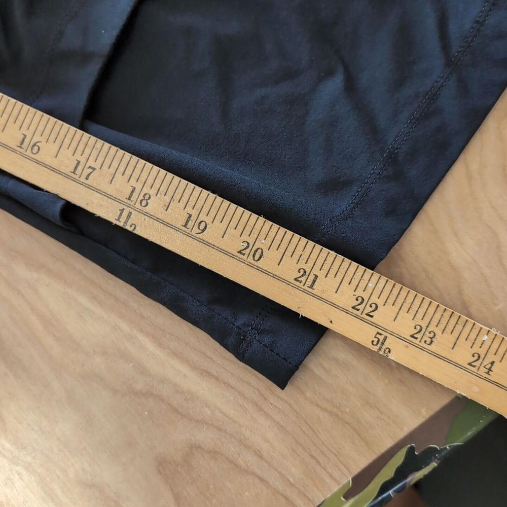 Nike Sport Pants 28X20 Training Track Joggers Cropped Length Black Striped XL - Picture 8 of 11